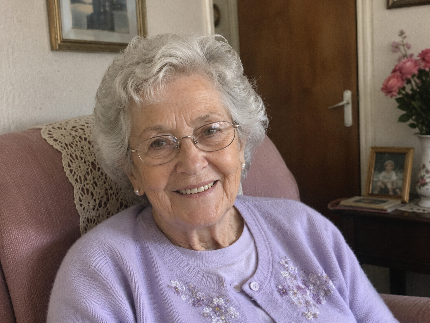 Example memorial portrait